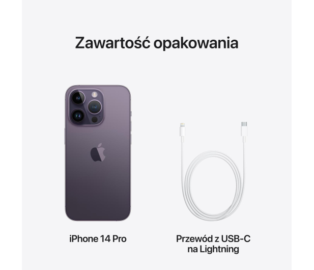 Apple iPhone 14 Pro 128GB Deep Purple - 1070886 - zdjęcie 10